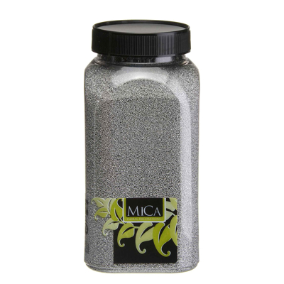 Afbeelding van Zand zilver fles 1 kilogram Mica Decorations