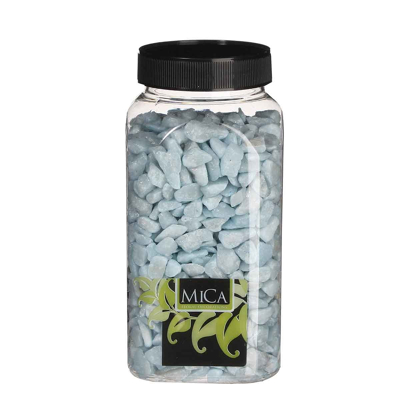 Afbeelding van Marbles lichtblauw fles 1 kilogram Mica Decorations