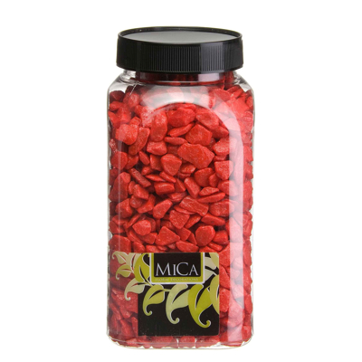 Afbeelding van Marbles rood fles 1 kilogram Mica Decorations