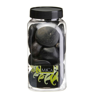 Afbeelding van Stenen zwart fles 1 kilogram Mica Decorations