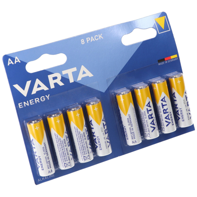 Afbeelding van Varta Batterijen Energy Alkaline LR06/AA 1.5 Volt 8 Stuks