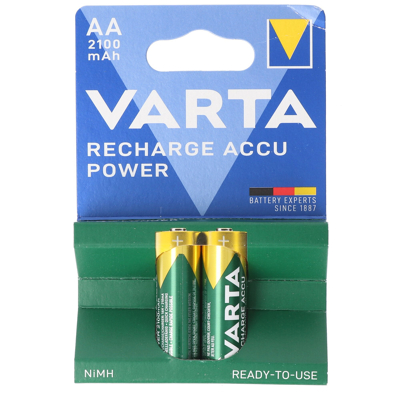 Afbeelding van Varta AA Batterij 56706101402 2stuk(s) 1.2V 2.1Ah 4008496550654