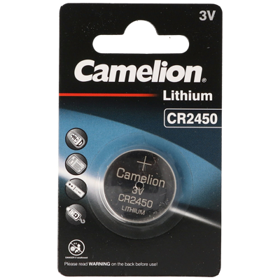 Afbeelding van Camelion Lithium Batterij CR2450 1stuk(s) 3V 0.55Ah 4260033152725