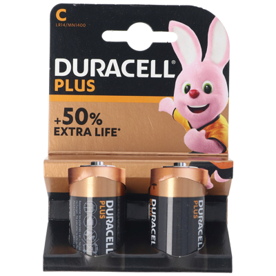 Afbeelding van Duracell Batterij C super alkaline 2 X 1.5V