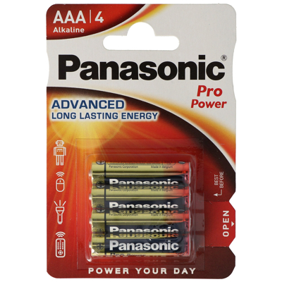 Afbeelding van Panasonic AAA Batterij LR03 4stuk(s) 1.5V 5410853039006