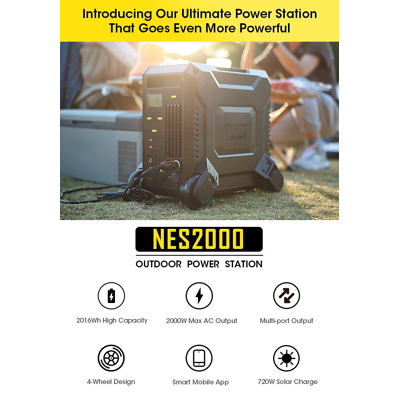 Afbeelding van Nitecore NES2000 Power Station draagbare onafhankelijke voeding