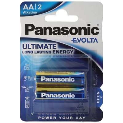 Afbeelding van Panasonic Evolta Mignon LR6 AA dubbele blisterkaart