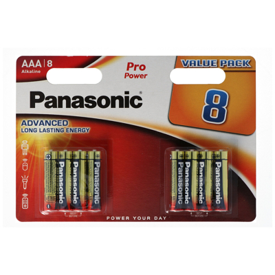 Afbeelding van Panasonic Pro Power Micro LR03PPG 8 pack