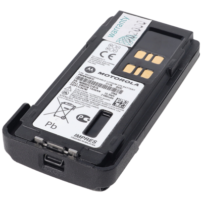 Afbeelding van Originele batterij SLIM Li Ion IMPRES voor Motorola DP2000, DP4000 serie, PMNN4491B, IP68, 7.4V 2100mAh