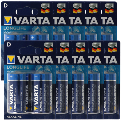 Afbeelding van Varta High Energy Mono / D 4920 10x 2 pack