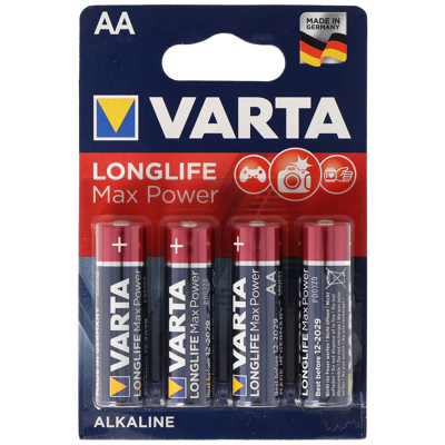 Afbeelding van Varta 1500 PX Maxi Tech NR4706 AA 4 Pak Batterijen