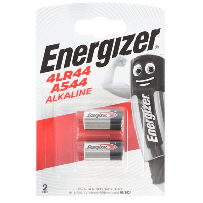 Afbeelding van Energizer A544 alkaline speciale batterij 4LR44 mangaan 6V 178mAh 2 stuks