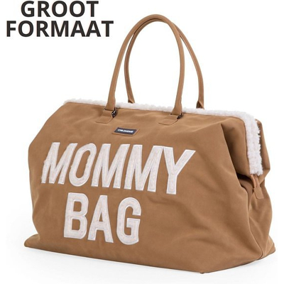 Afbeelding van Childhome weekendtas XL Mommy Bag Suede Look