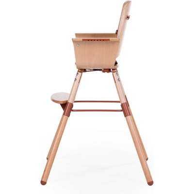 Afbeelding van Kinderstoel Childhome Evowood High Chair Naturel/Roest