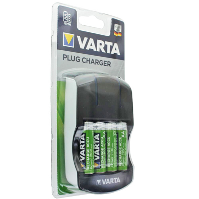 Afbeelding van Varta Easy Energy oplader inclusief 4 Mignon AA Ready2use 2100mAh batterijen