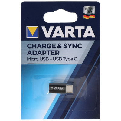 Afbeelding van Varta Adapter Micro USB Type C 4008496927005