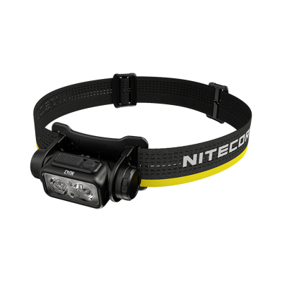 Afbeelding van Nitecore NU43 LED hoofdlamp met 1400 lumen, lichtste 18650 batterij, fotosensor, ingebouwde 3400mAh Li ionbatterij