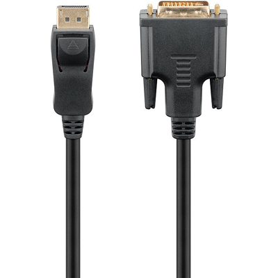 Afbeelding van DisplayPort naar DVI kabel 2 meter (DVI D, Full HD)