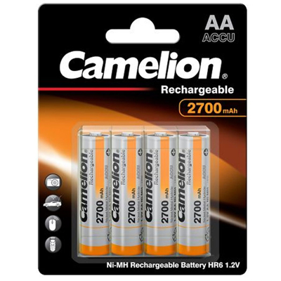 Afbeelding van Camelion AA Batterij AA2700BP4 4stuk(s) 1.2V 2.7Ah 4260033151933