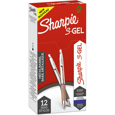 Afbeelding van Sharpie S gel roller, medium punt, per stuk, geassorteerde metallic kleuren gelroller