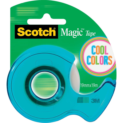 Afbeelding van Scotch Plakbandafroller Cool Colors Maxi