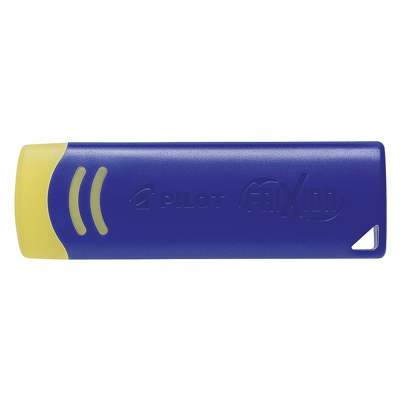 Afbeelding van Gum Pilot Frixion geel met blauwe houder