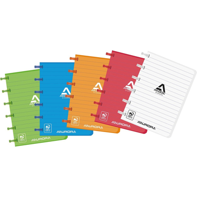 Afbeelding van Adoc notitieboekje Colorlines, ft A6, gelijnd, geassorteerde kleuren notitieboek