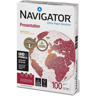 Afbeelding van Navigator Presentation presentatiepapier ft A3, 100 g, pak van 500 vel