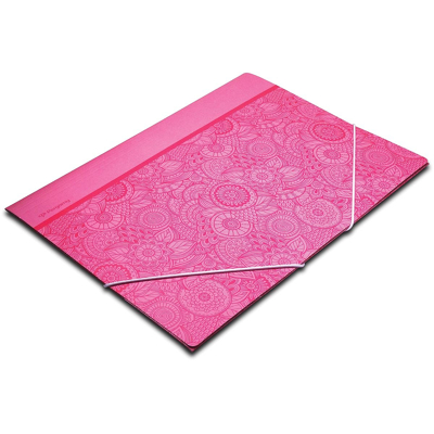 Afbeelding van Pergamy Mandala elastomap met kleppen, ft A4, roze