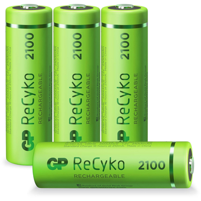 Afbeelding van GP ReCyKo AA 2100mAh 1.2V NiMH Batterij Oplaadbaar 4 Stuks