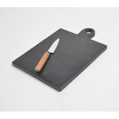 Afbeelding van Textured &amp; Painted Bamboo Wood Cutting Board