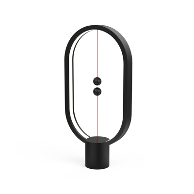 Afbeelding van Designnest Heng Balance Lamp Ellipse Black Plastic