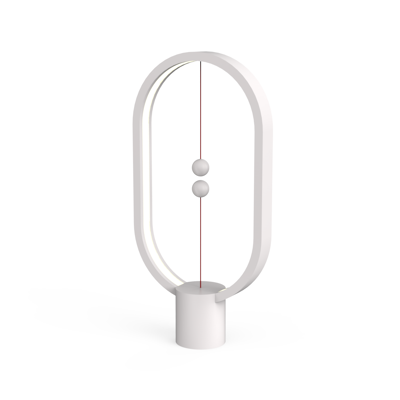 Afbeelding van Designnest Heng Balance Lamp Ellipse White Plastic
