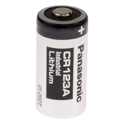 Afbeelding van 400 stuks CR 123PE / BN Panasonic fotobatterij CR123A lithium 3 volt 1400 mAh, kan tot 10 jaar worden bewaard