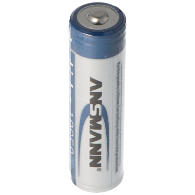 Afbeelding van Ansmann Li ion batterij 18650 Lithium 3.6 volt 2600mAh, 9.36Wh, beschermde door veiligheidscircuit