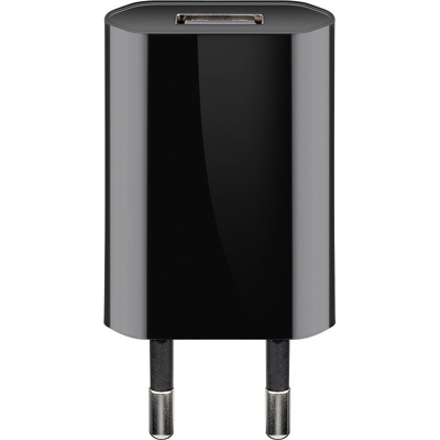 Afbeelding van USB A oplader Goobay 1 poort (USB A, 5W, Zwart)