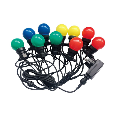 Afbeelding van LED Prikkabel 10M 20 lampen Multicolor (RGB)