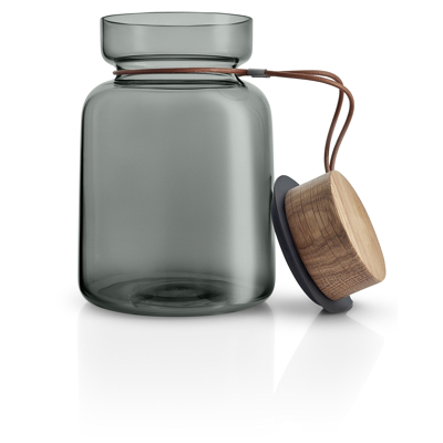 Afbeelding van Eva Solo Nordic Kitchen Silhouette Voorraadpot 1,5 liter Grey / Glass