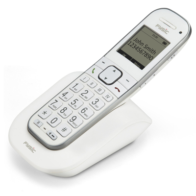 Afbeelding van Fysic FX 9000 Senioren DECT telefoon met grote toetsen en 1 handset, wit White