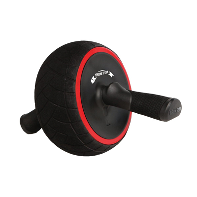 Afbeelding van Iron Gym Buikspierwiel, Ab Roller, zwart, rood Colour /