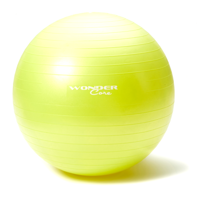 Afbeelding van Wonder Core, Anti Burst Gym Fitness ball 55 cm, incl. Pomp green / Colour