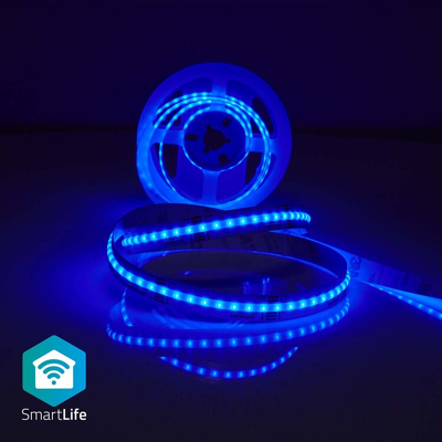 Afbeelding van Slimme LED strip Nedis SmartLife 2 meter (RGB, 18W, 650lm, Dimbaar, Binnen)