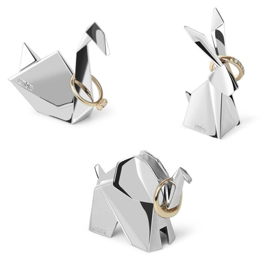 Afbeelding van Umbra set van 3 ringhouders Origami chroom