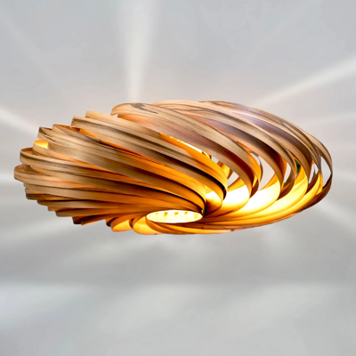 Afbeelding van Gofurnit Plafondlamp &#039;Veneria&#039; van amberboom 60 cm