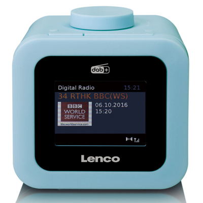 Afbeelding van Lenco CR 620BU DAB+/FM Wekkerradio met een kleuren display Blauw Blue