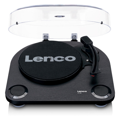 Afbeelding van Lenco LS 40BK Platenspeler met ingebouwde speakers Zwart Black