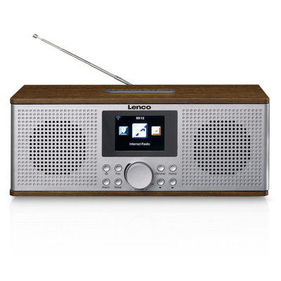 Afbeelding van Lenco DIR 170WA Smart radio, Internet/DAB+/FM en Bluetooth® Hout Walnut Silver