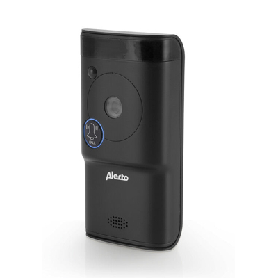 Afbeelding van Alecto DVC 1000 Wifi deurbel met camera, zwart Black