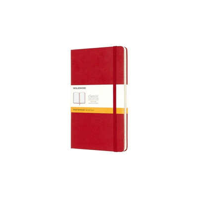 Afbeelding van Notitieboek Moleskine large 130x210mm lijn hard cover rood