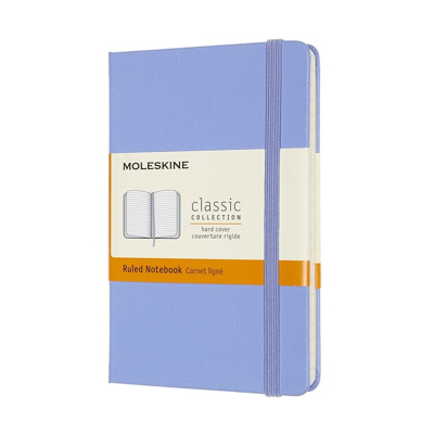 Afbeelding van Notitieboek Moleskine pocket 90x140mm lijn hard cover hydrangea blue